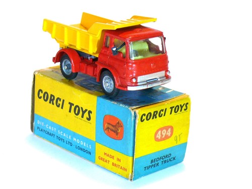 Corgi toys bedford tipper - toys,