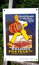 PLAQUE EMAILLEE PUBLICITAIRE