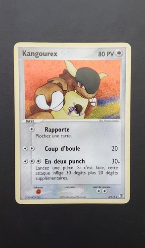 Carte pokémon kangourex - carte,