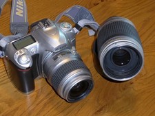 Nikon D50 DSLR 6.1MP - Complete kit 18-55mm and 70-300mm Nikon Lenses