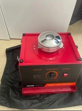 VEVOR Machine à barbe à papa commercial appareil à sucre 1000 W pour fête rouge