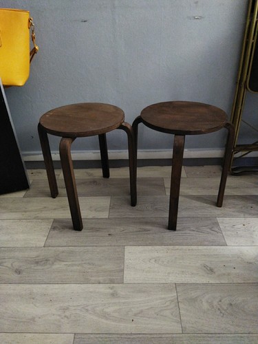 Lot tabouret anciens design - lot, 2