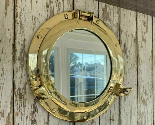 Miroir hublot laiton - de, 12"