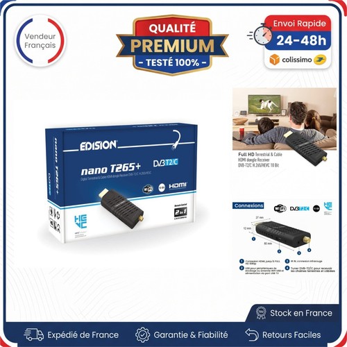 Edision nano t265 récepteur - t265+,