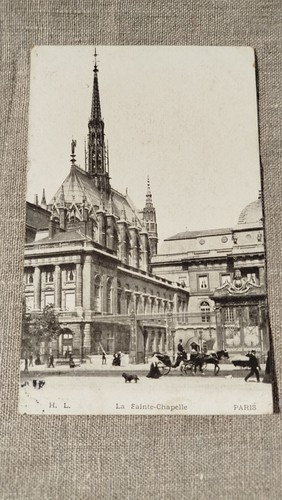 Cpa paris sainte chapelle - sainte,