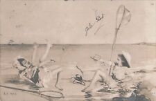 CP KIDS HAT WITH FISHING NET LOW TIDE FEAR CRAB - 41287