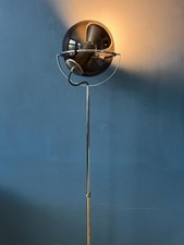 Vintage Raak Space Age Globe Eyeball Floor Lamp by Frank Ligtelijn