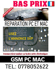 Réparation carte mère pc portable toutes pannes (micro-soudure)