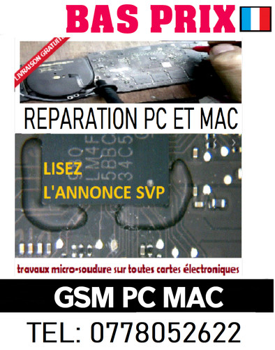 Réparation carte mère - , pc