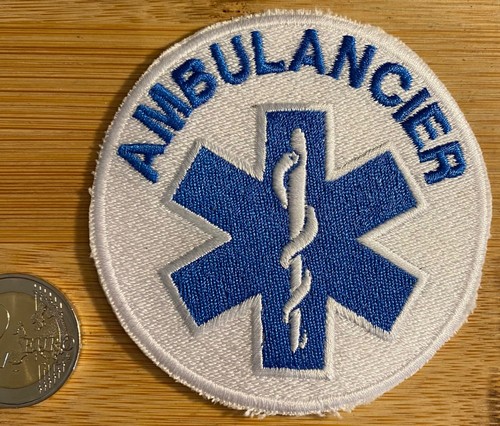 Ecusson patch ambulancier ecu - patch, (ecu