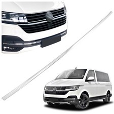 pour Volkswagen VW Caravelle (T6.1) 2019-2023 Baguette de calandre avant Chrome