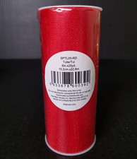 Spools of Bright Red Tulle 6"