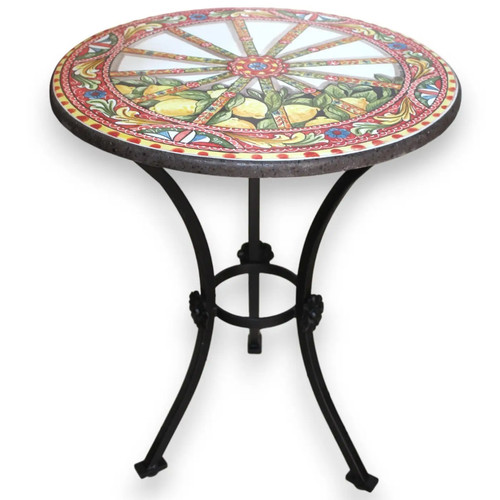Table ronde pierre lavique - ronde, en