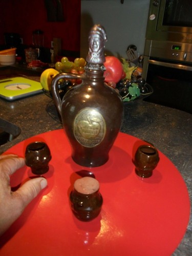 Ancienne bouteille calvados - bouteille,