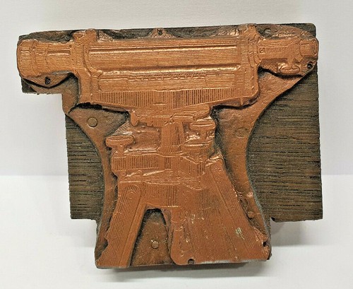 Antique copper die stamp