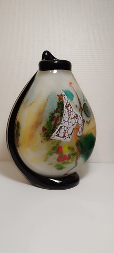 Grand vase verre soufflé - vase,