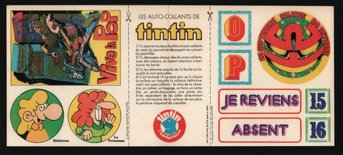 Autocollants tintin - autocollants,
