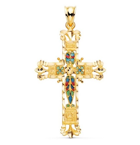 Pendentif 18k 750 mls - or,