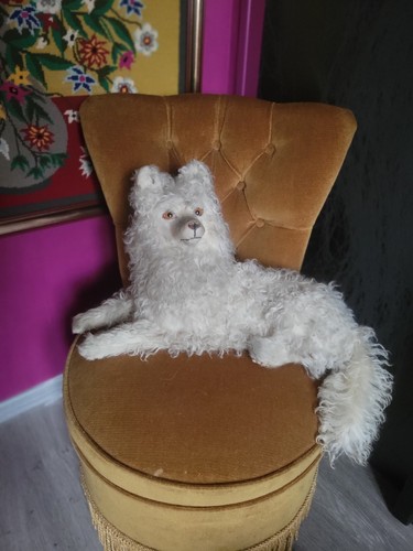 Ancien chien peluche - ancien,