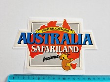 Autocollant Australie Raid Du Courage Safariland Ensemble Sticker Original Neuf
