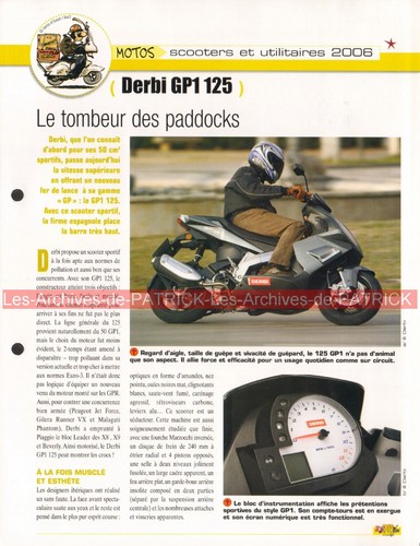 Derbi 125 scooter gp1 - 125,