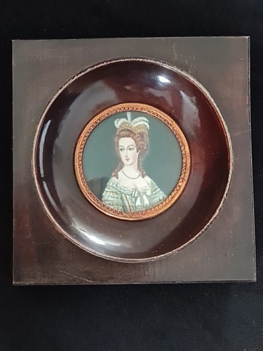 Peinture miniature portrait
