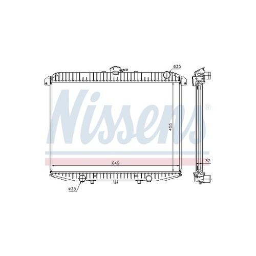 Radiateur eau moteur pour - radiateur,