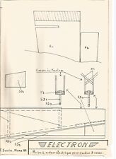 PLAN - "ELECTRON" - ELECTRIC MOTOR PLANE FOR 3 WAY RADIO