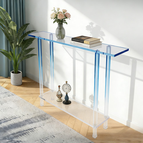 Tiers acrylic side table - 2-tiers,