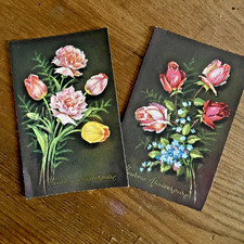 2 Vintage "Happy Birthday"