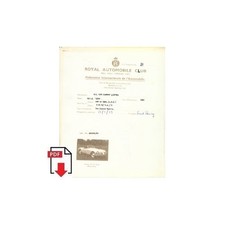 1960 MG MGA 1600 Form of