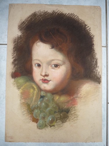 Superbe rare ancien tableau