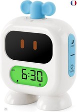 Reveil Enfant éducatif Jour Nuit, Robot Réveil Enfant Entraîneur de Sommeil po