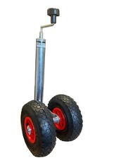 Roue Jockey double métal 48mm