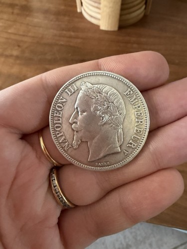 Pièce francs 1868 - francs, napoléon