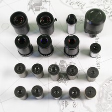 Assortment Job Lot of Leitz Leica and Wild microscope eyepieces p.collection