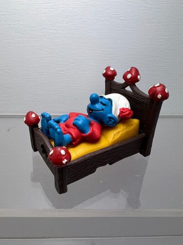 Figurine super schtroumpfs - , lit