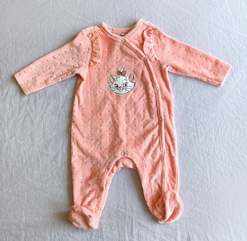 Grenouillere pyjama rose chat - grenouillere,
