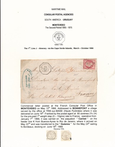 Lettre maritime ancre - lettre, 24