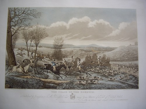 Magnifique paire gravures - paire, de