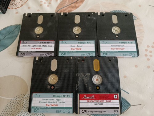 Lot disquettes de jeux - lot, 5