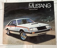 FORD MUSTANG 3 Door GHIA 2 Dr USA Car Sales Brochure For 1980 #164-REV 1/80