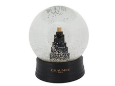 NEUF BOULE A NEIGE CHAUMET NOEL 2023 + BOITE XMAS SNOW BALL GLOBE NEW + BOX