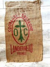 Ancien sac en Toile de Jute