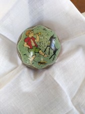 RARE, ANCIENNE BOÎTE BOULE EN