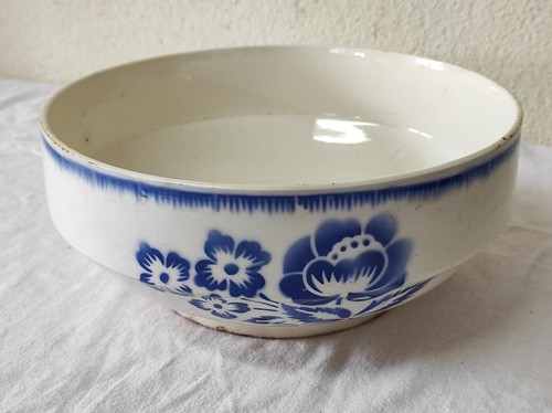 Ancien saladier plat creux - ancien, saladier,