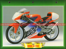 HONDA RS 125 R RS125R RS125 1999 (1996-   ) : Fiche Moto #001161
