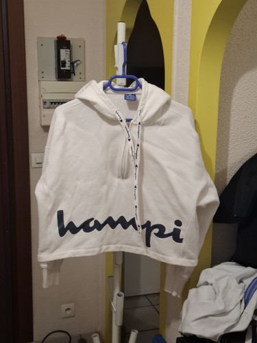 Sweat crop top capuche - crop,
