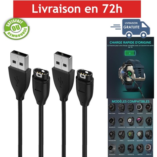 Câble charge garmin fenix - charge,