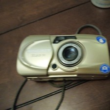 Olympus Stylus 150 Zoom 35mm Point & Shoot Film Camera With New Battery